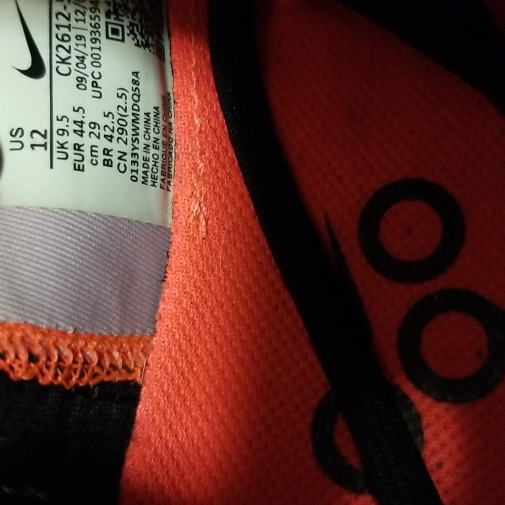 Women's Nike Air Max 2090 Retro Futurism Iced Lilac Pink Orange White Sz 12 - Picture 8 of 9